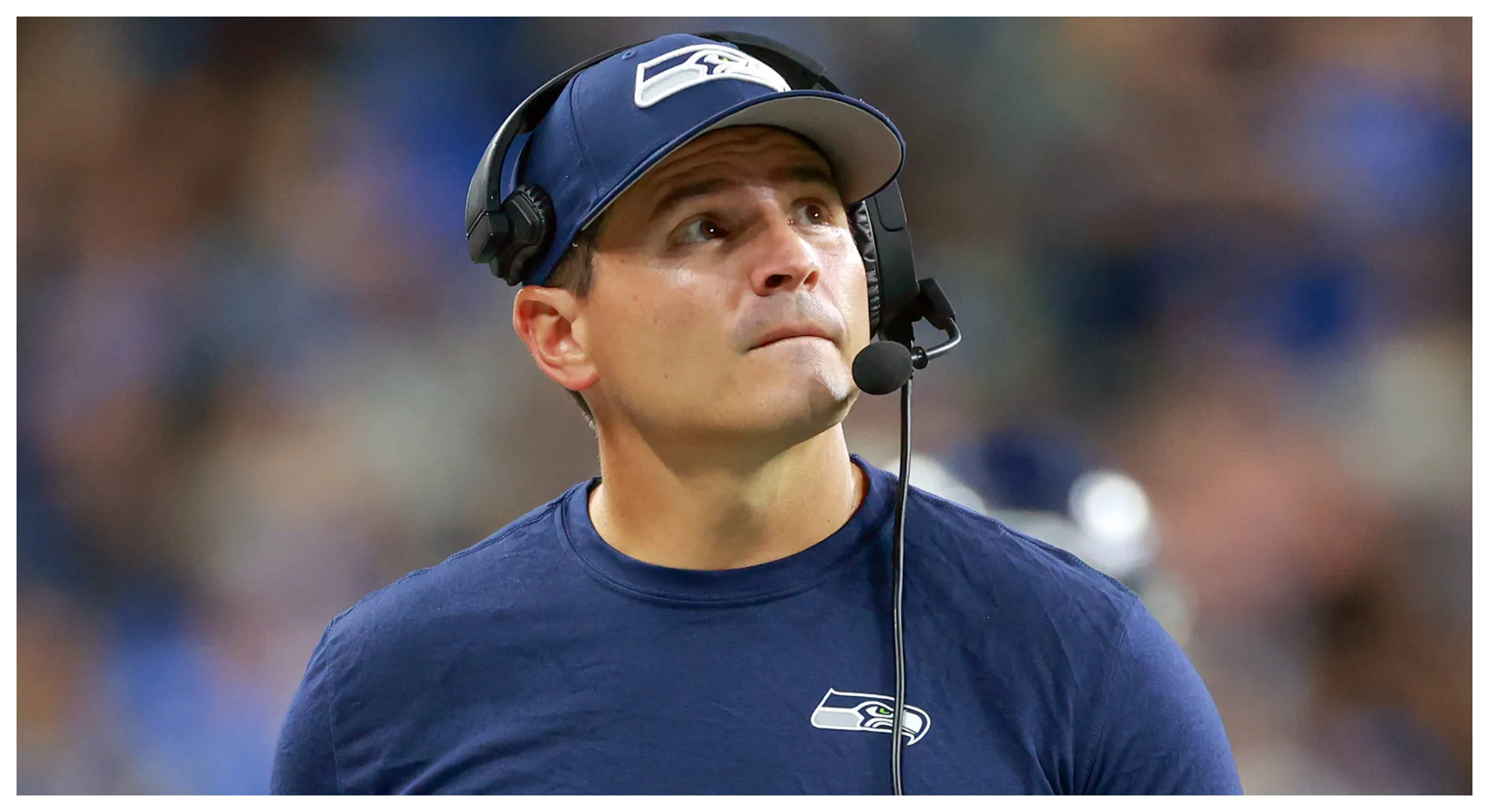 Seattle Seahawks head coach Mike Macdonald.