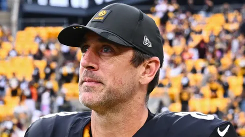 Aaron Rodgers quarterback of the Pittsburgh Steelers