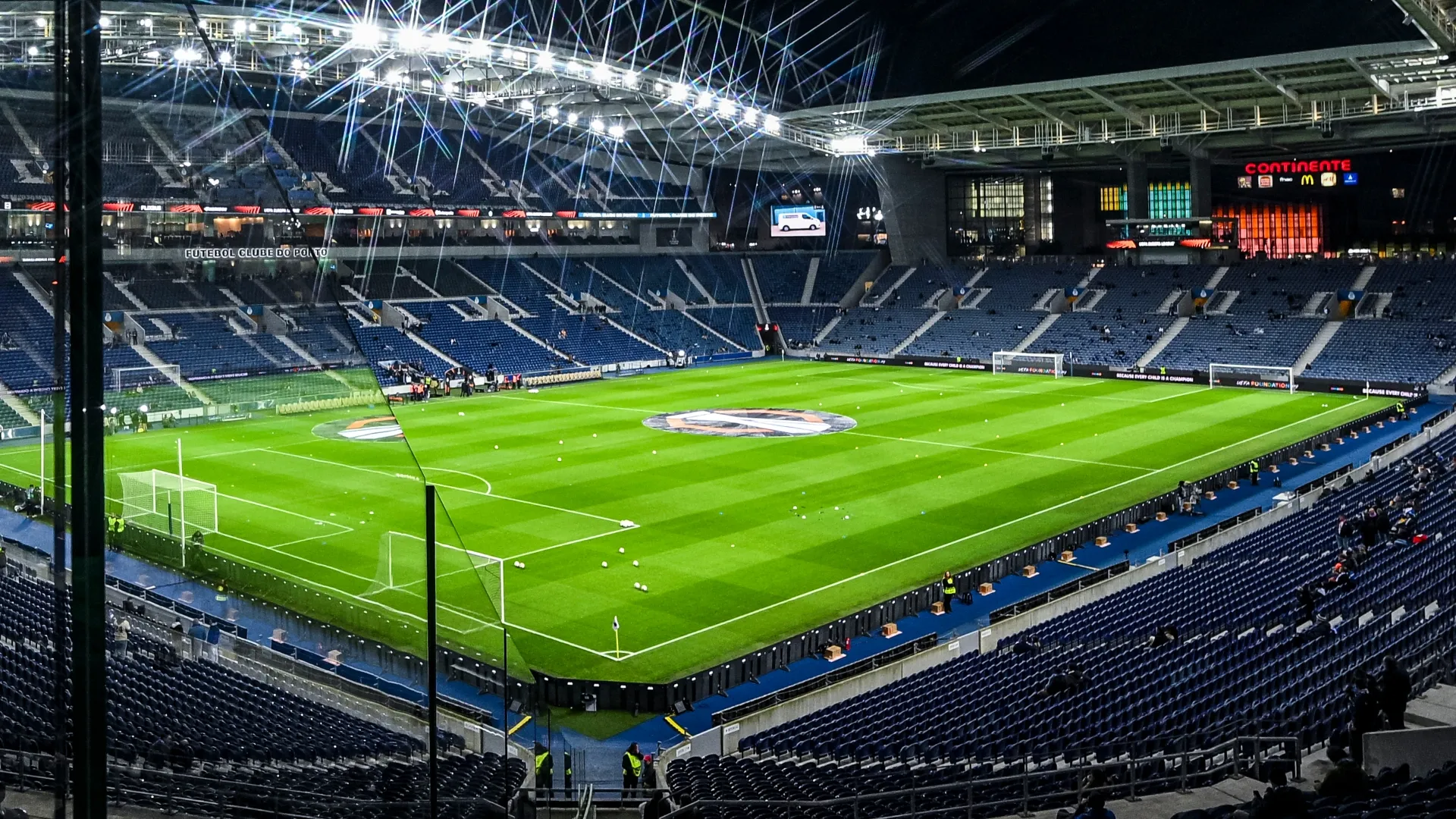 General view of Estadio do Dragao.