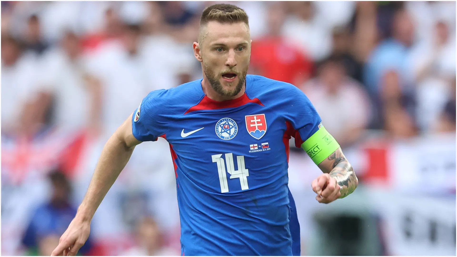 Milan Skriniar of Slovakia β Richard Pelham/Getty Images