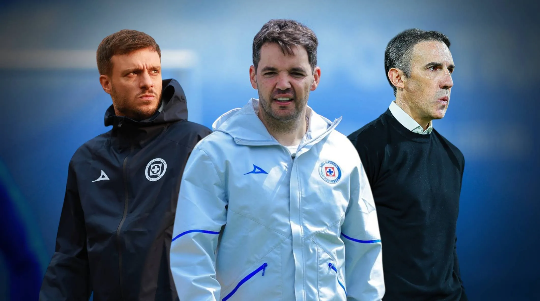 Vicente Sánchez saca pecho de su gestión frente a Martín Anselmi y Nicolás Larcamón. (Especial)