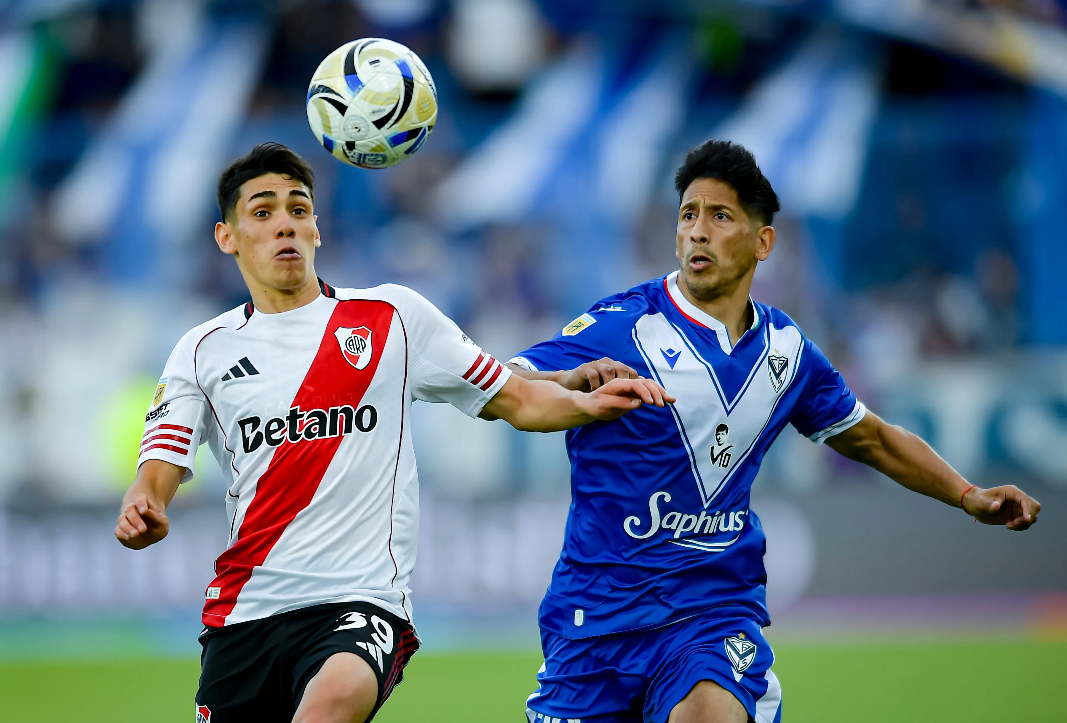 El ímpetu y buen juego de River ante Vélez duró solo 10 minutos. (Getty Images)