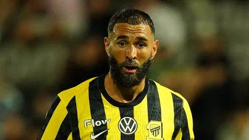 Ligado ao Grêmio, Benzema não garante permanência no Al-Ittihad. (Photo by Gualter Fatia/Getty Images)