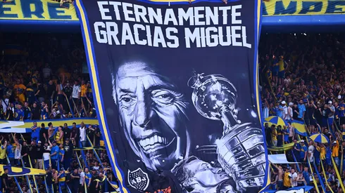 El homenaje de los hinchas de Boca a Miguel Ángel Russo en la victoria ante River en el Superclásico.