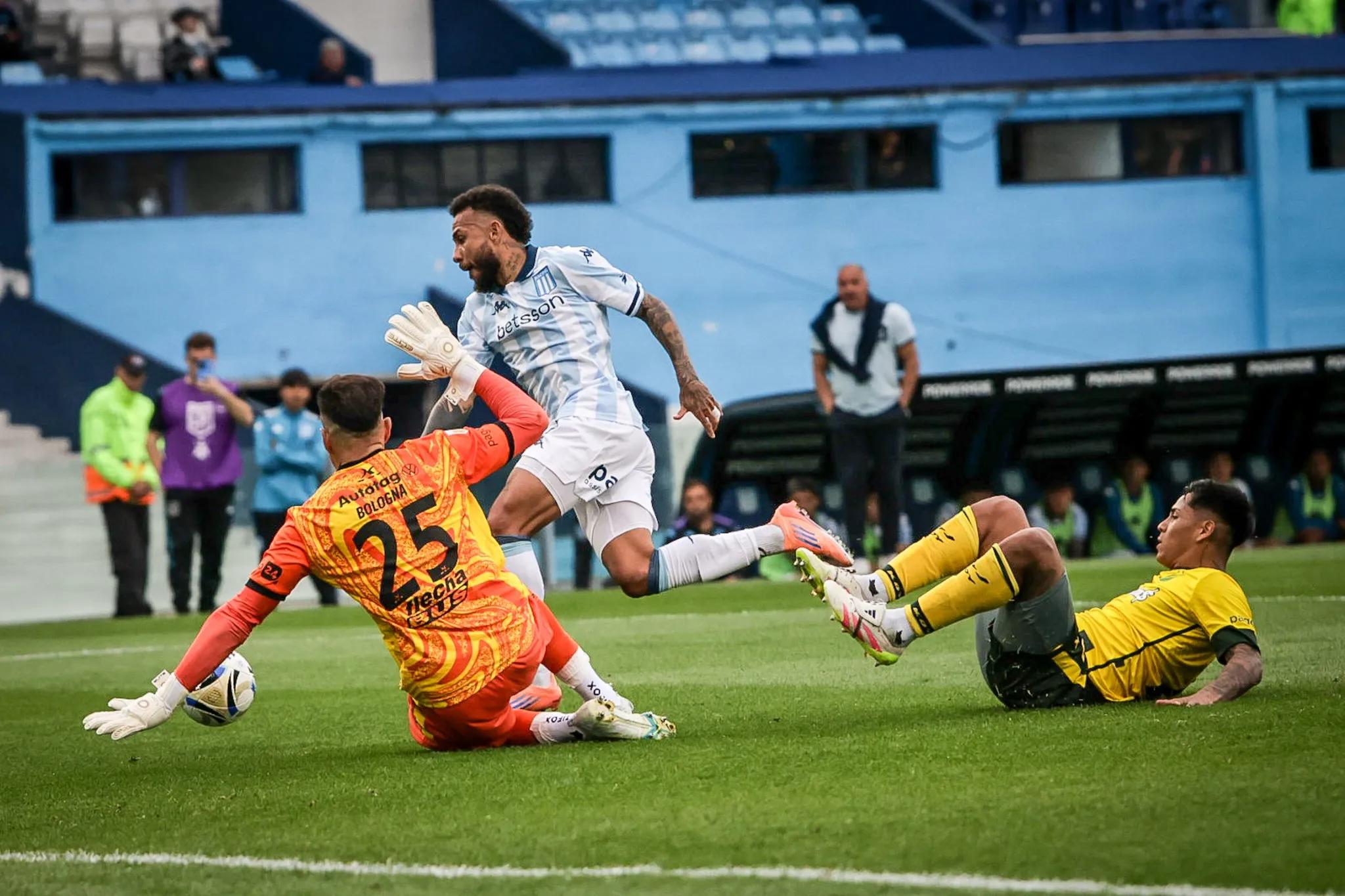 Racing disputó su último partido como local a puertas cerradas (Prensa Racing).