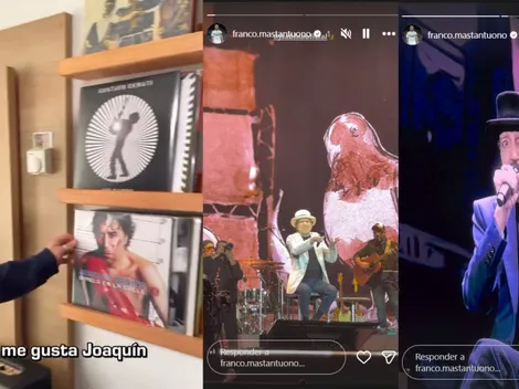 Mastantuono fue a ver a Sabina: el español le dedicó una canción