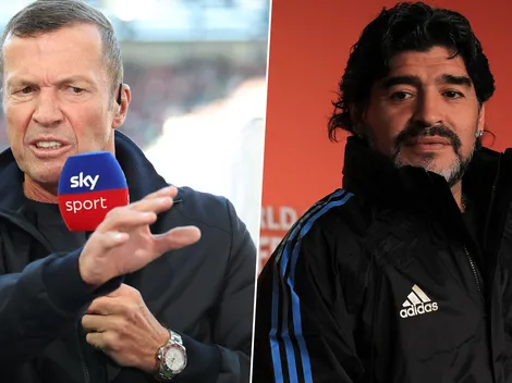 La insólita declaración de Matthäus: ''Maradona fue el mejor, después de mí''
