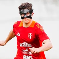 Por qué Fabio Gruber usa una máscara en la Selección Peruana ante Chile