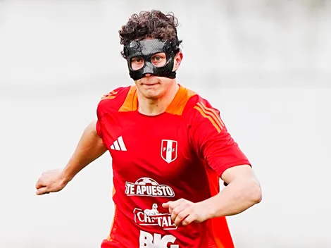 Por qué Gruber usa máscara en el Perú vs. Chile