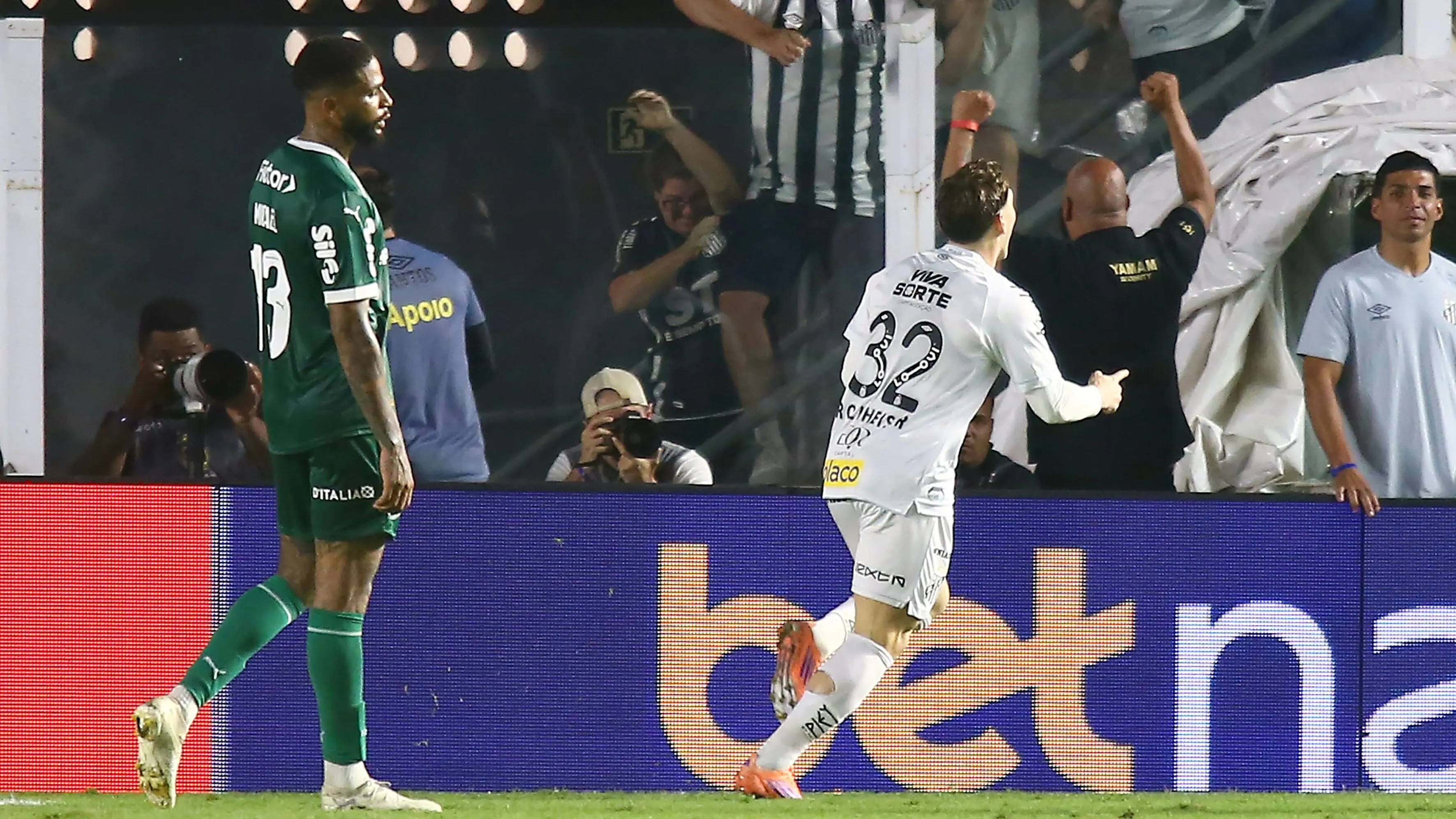 Santos x Palmeiras - Foto: Mauricio De Souza/AGIF.
