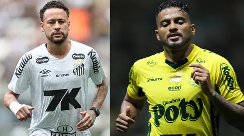 Neymar y Reinaldo se enfrentarán en Santos x Mirassol – Fotos: Gilson Lobo/AGIF