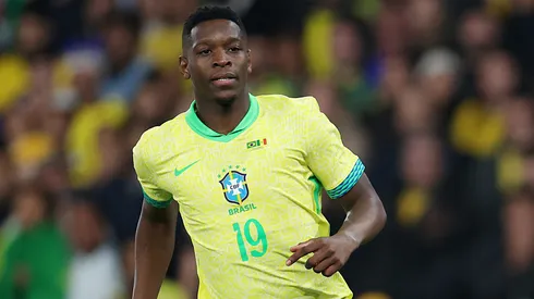 Luiz Henrique atuando pela Seleção Brasileira. (Photo by Harry Murphy/Getty Images)