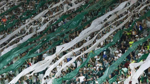 Aficionados del Palmeiras. (Foto de Ricardo Moreira/Getty Images)