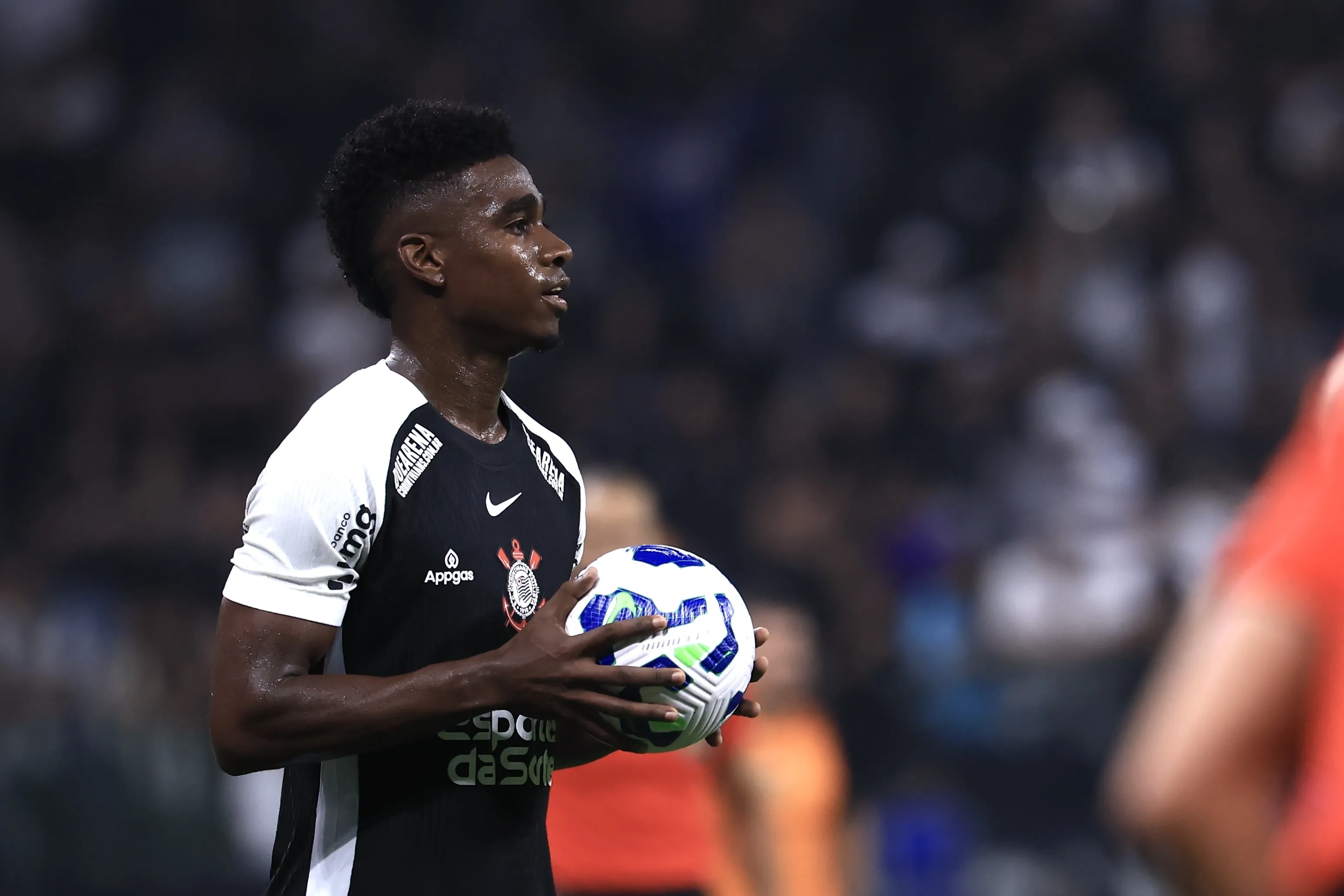 SP Felix Torres jogador do Corinthians durante partida contra o Novorizontino no estadio Arena Corinthians pelo campeonato Copa Do Brasil 2025.