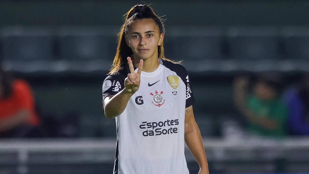 Mariza, zagueira do Corinthians, marcou o gol decisivo contra a Ferroviária na Libertadores Feminina – Foto: Staff Images Woman/Conmebol