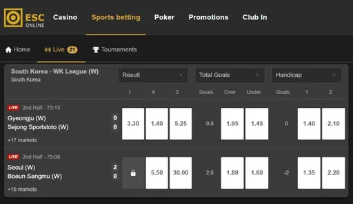 Apostas Ao Vivo na Esc Online: como usar a ferramenta Esc OnLive