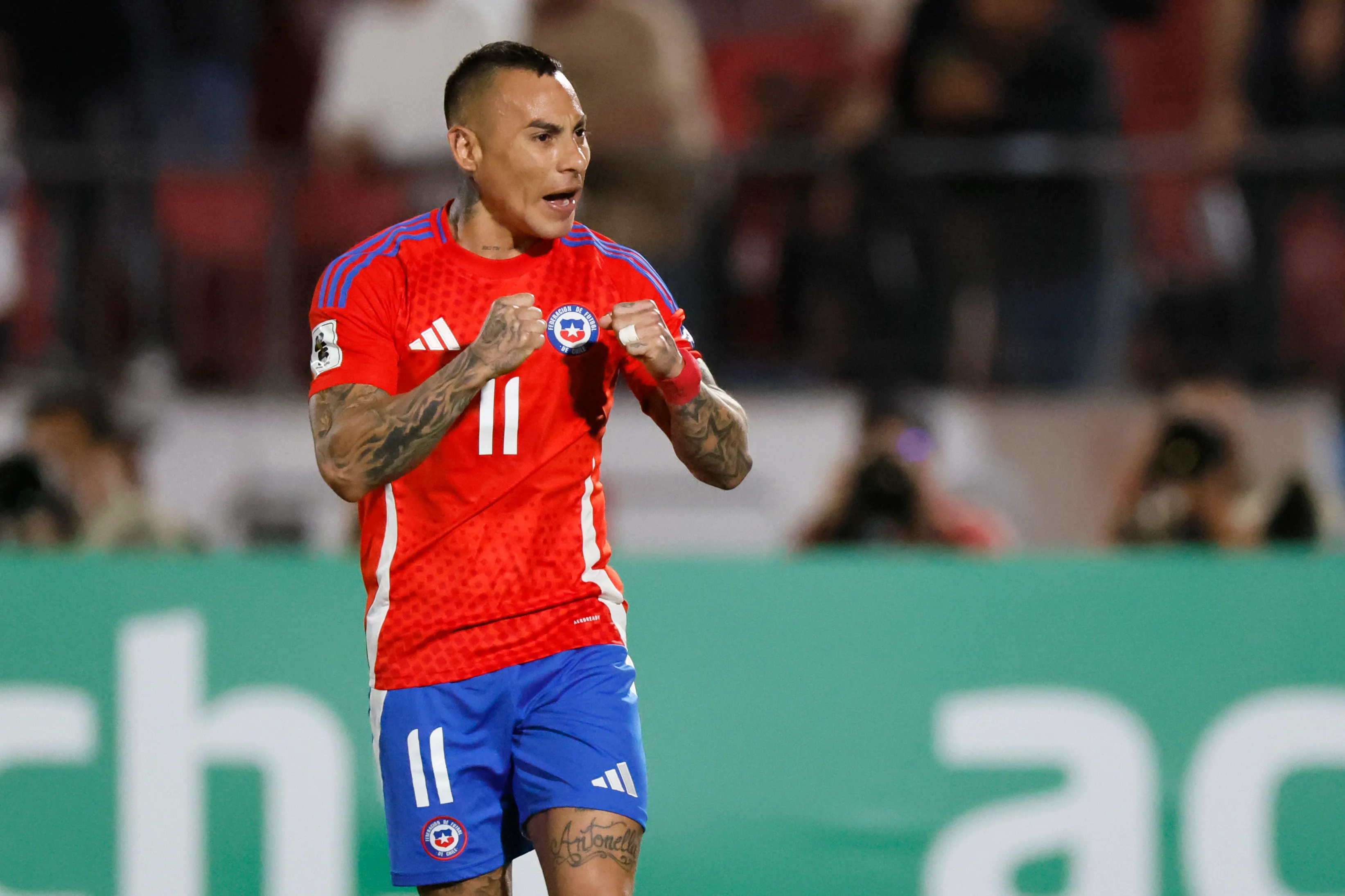 Eduardo Vargas se convirtió en una de las figuras de La Roja. Imagen: Photosport