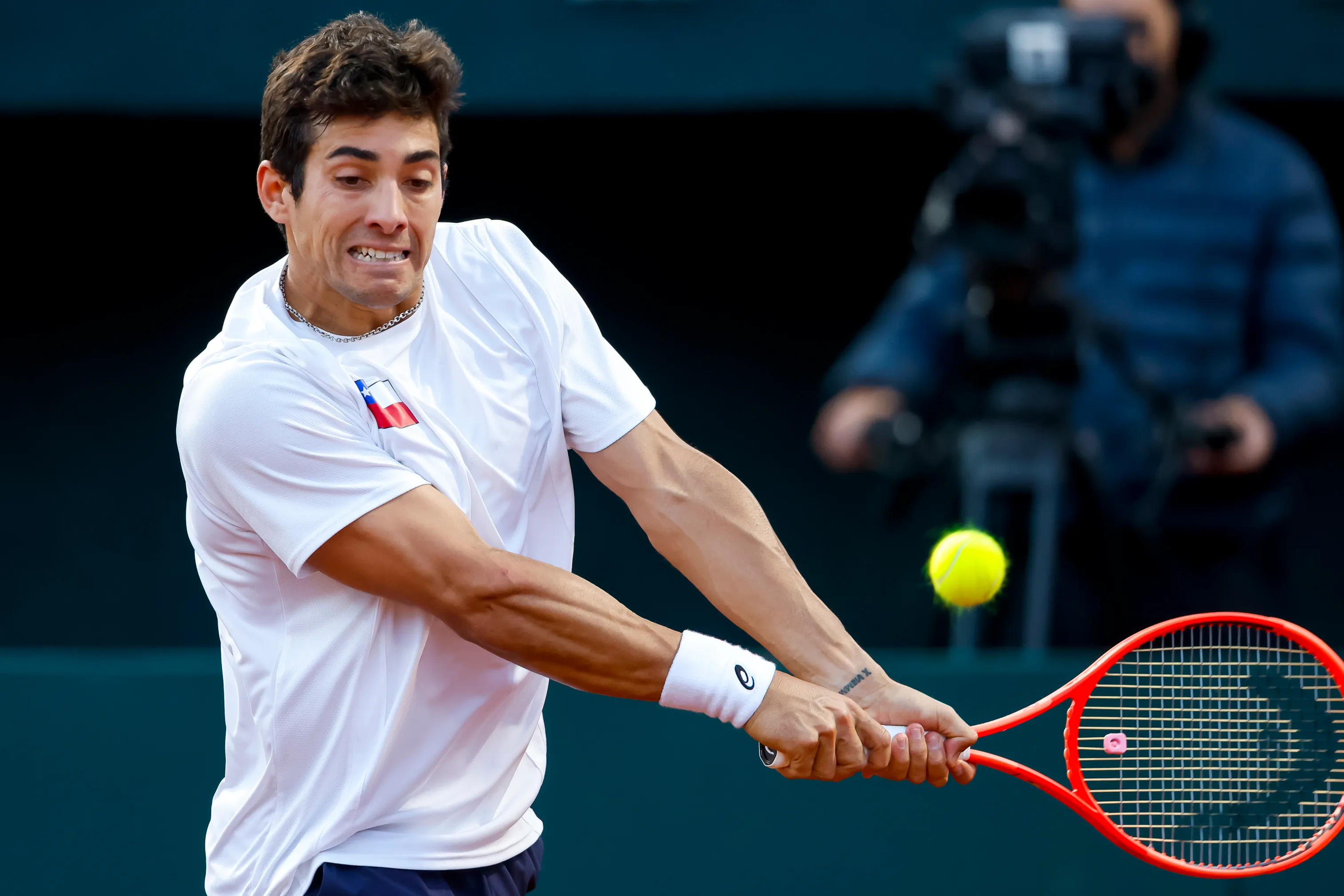 Cristian Garin da por finalizada su temporada. Foto: Pepe Alvujar/Photosport