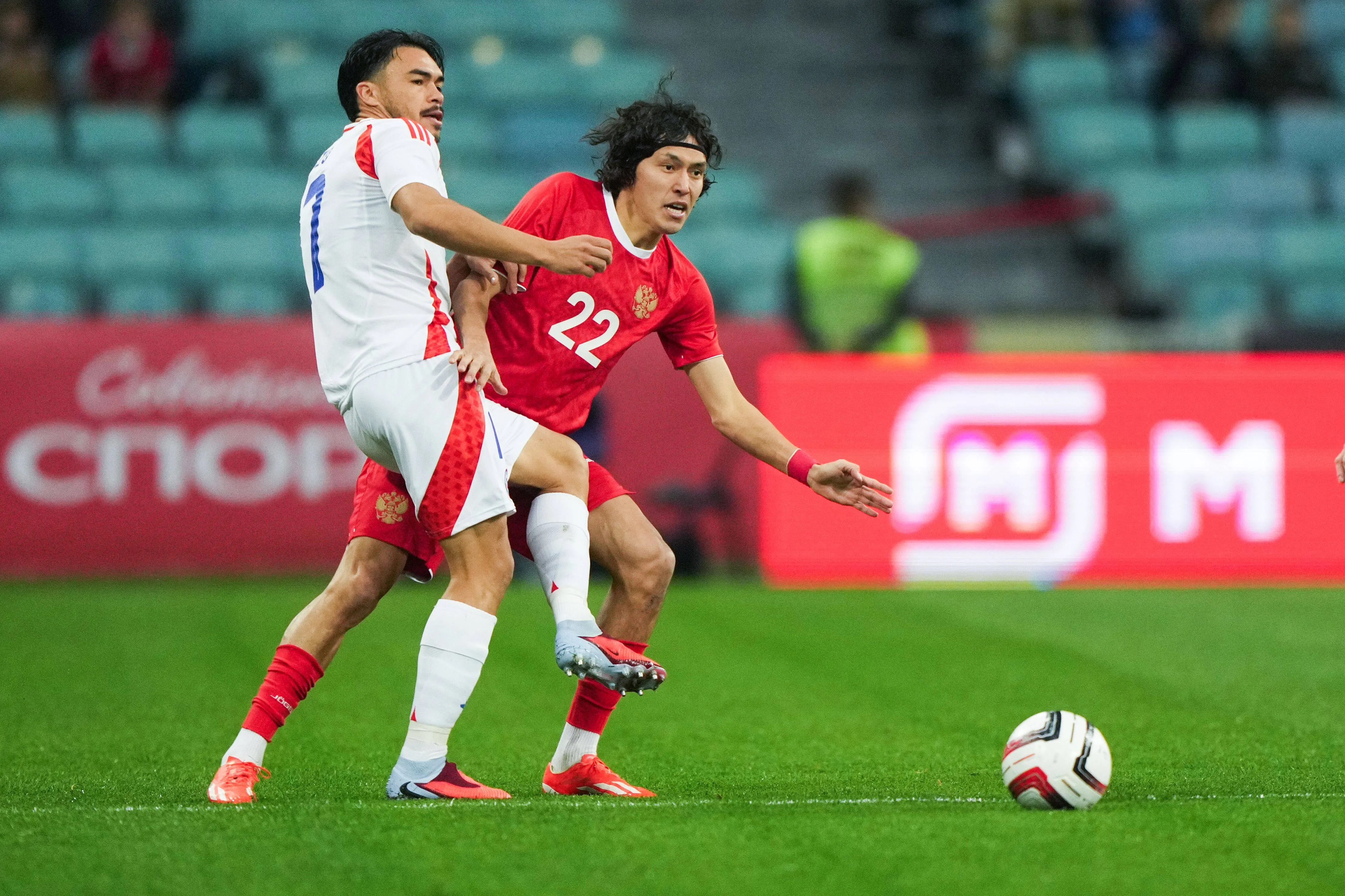 Suazo fue figura ante Rusia. Imagen: Photosport