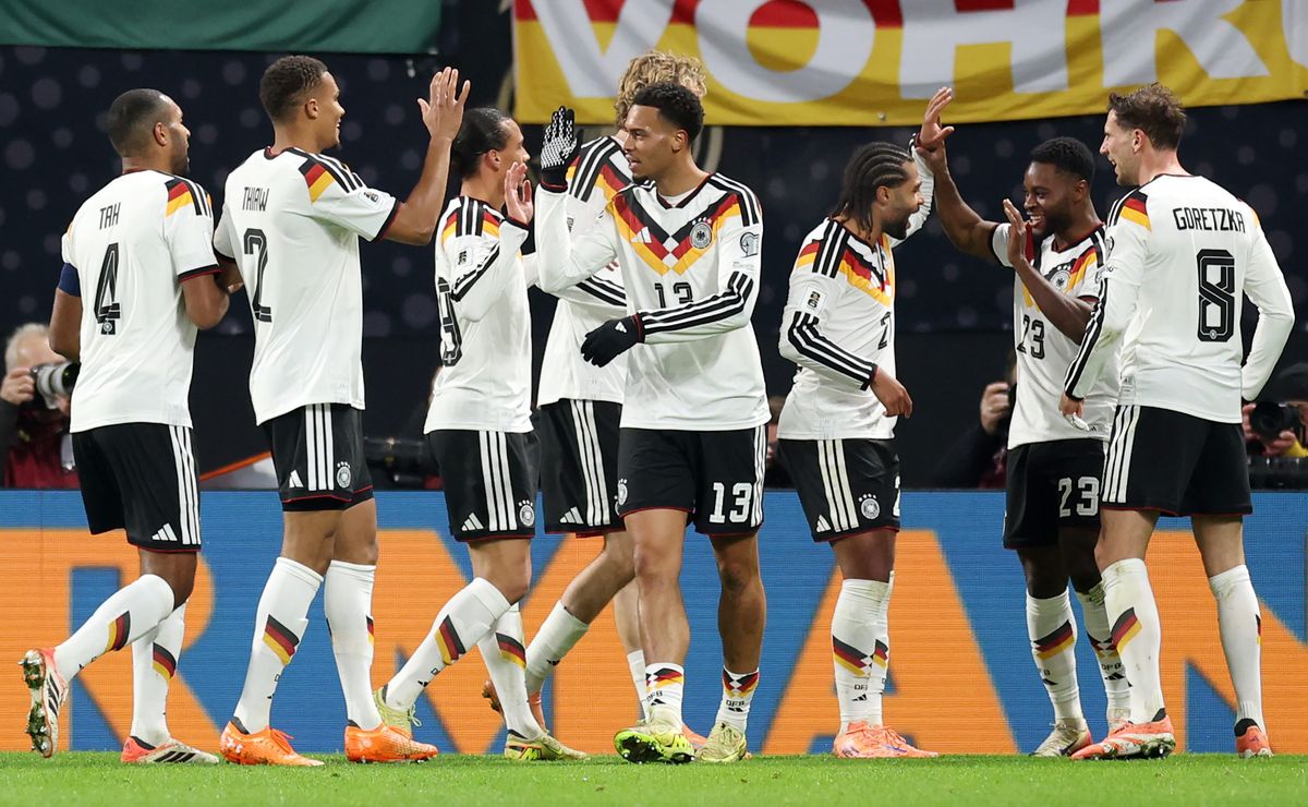 Ya son 34: Alemania apura la marcha y con goleada se clasifica al Mundial 2026